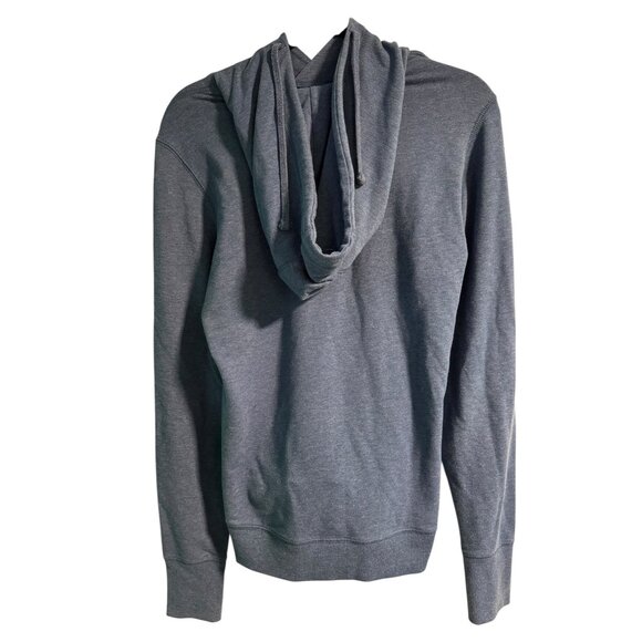 MIT 47 Medium Hoodie Blue With Zipper Pockets & Thumb Holes Made In Peru - Picture 10 of 10